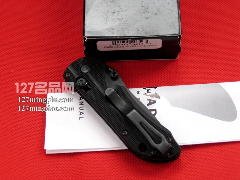 美国蝴蝶Benchmade 904SBK经典型小号版半齿打击者二代