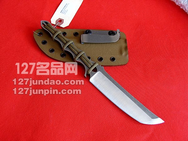 美国Mummert Knives YT-XL全钛手工研磨战术靴刀 