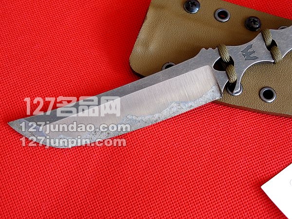 美国Mummert Knives YT-XL全钛手工研磨战术靴刀 