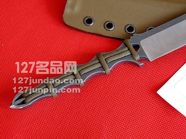 美国Mummert Knives YT-XL全钛手工研磨战术靴刀 