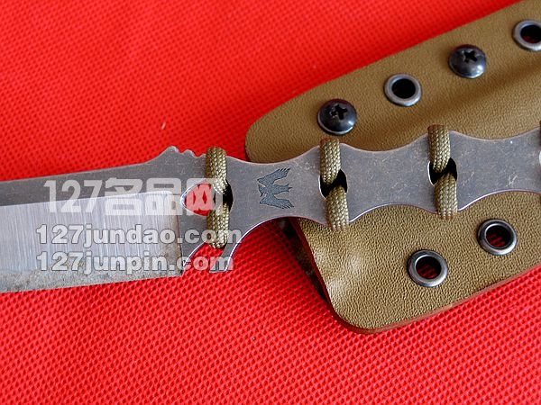 美国Mummert Knives YT-XL全钛手工研磨战术靴刀 