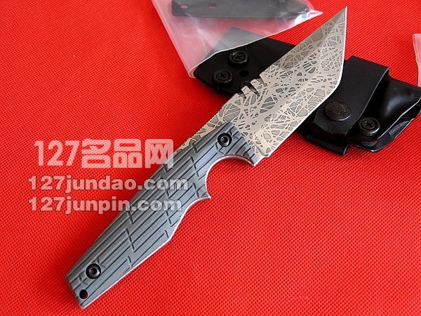 美国 Bawidamann炮手 DP蚀刻手工订制版靴刀 