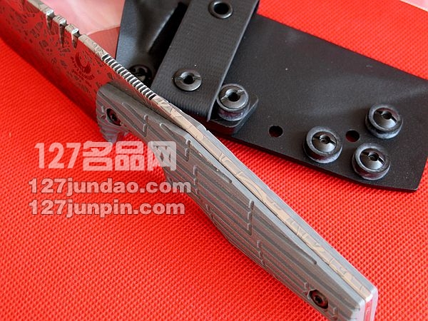 美国 Bawidamann炮手 DP蚀刻手工订制版靴刀 