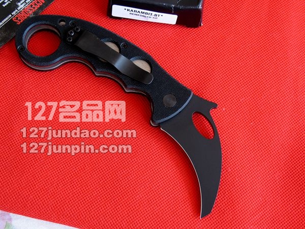 爱默森Emerson 爱莫生Karambit BT 虎爪格斗折刀 