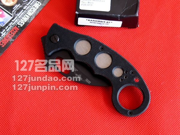 爱默森Emerson 爱莫生Karambit BT 虎爪格斗折刀 