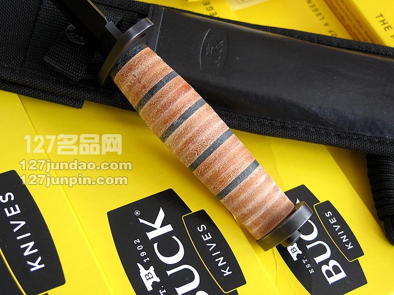 美国BUCK 巴克 119BRS1军用版战斗刀 世界名刀 