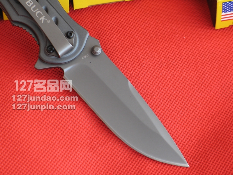 美国BUCK 巴克865BKS 野营户外生存折刀 世界名刀 