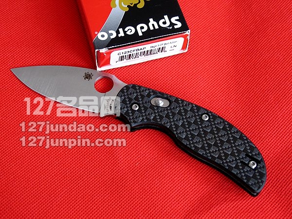 美国蜘蛛 SPYDERCO  C123CFBAP贤者三代战术折刀旋转锁 名刀 