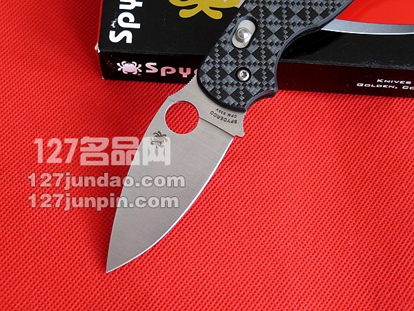 美国蜘蛛 SPYDERCO  C123CFBAP贤者三代战术折刀旋转锁 名刀 