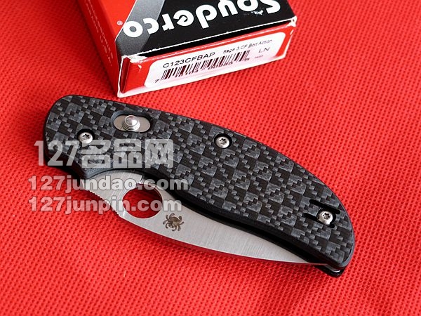 美国蜘蛛 SPYDERCO  C123CFBAP贤者三代战术折刀旋转锁 名刀 