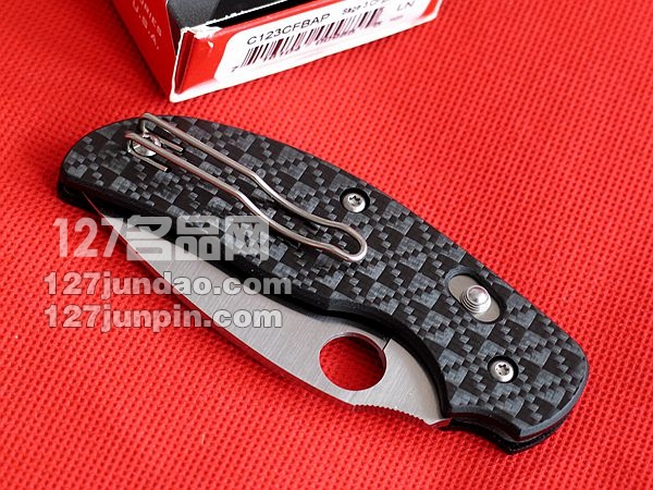 美国蜘蛛 SPYDERCO  C123CFBAP贤者三代战术折刀旋转锁 名刀 