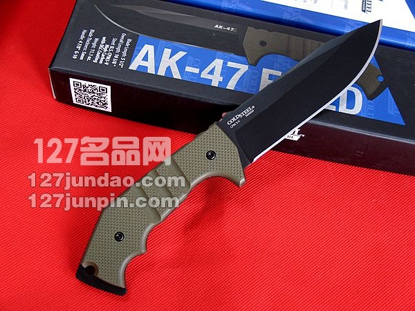 ColdSteel美国冷钢 14AKVG AK47新款战术直刀 正品名刀网 