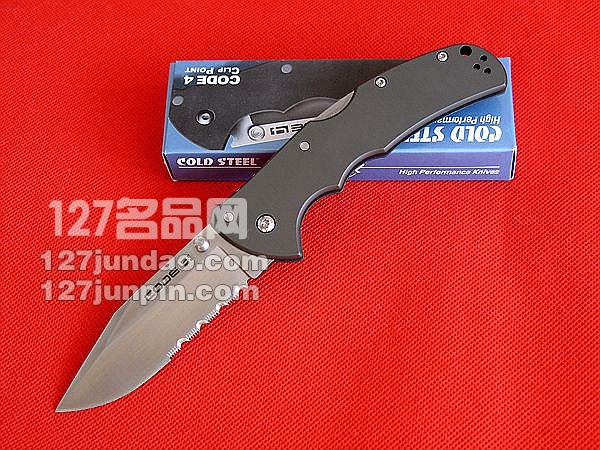 Cold Steel 美国冷钢 58TPCH 承担者半齿战术折刀 正品名刀