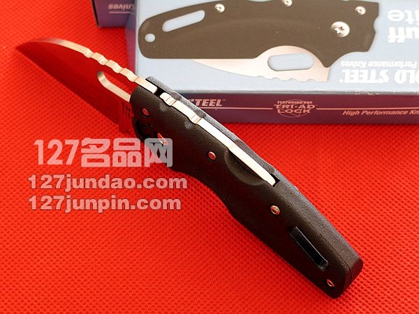 美国冷钢COLD STEEL 20LT 随身小折刀 平刃戸外刀 名刀