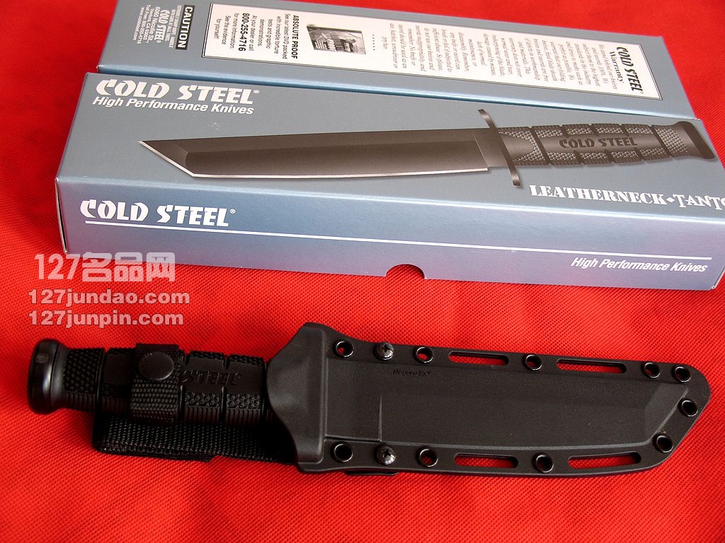 美国Cold Steel冷钢39LSFDT 海军陆战队D2钢战术刀 求生刀名刀