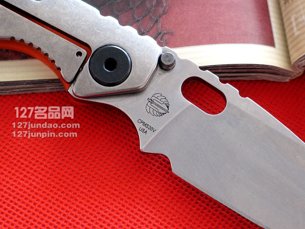 挺进者Strider SNG CC战术折刀橙色G10柄 名刀世界 