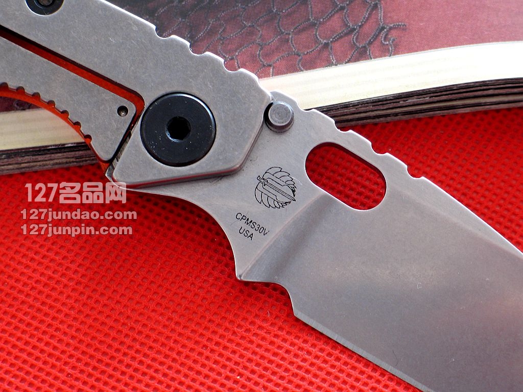 挺进者Strider SNG S 战术折刀橙色G10柄 名刀世界 