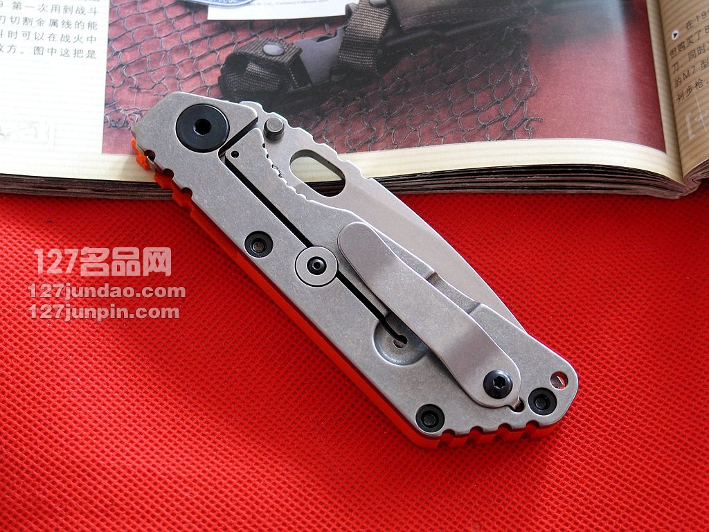 挺进者Strider SNG S 战术折刀橙色G10柄 名刀世界 