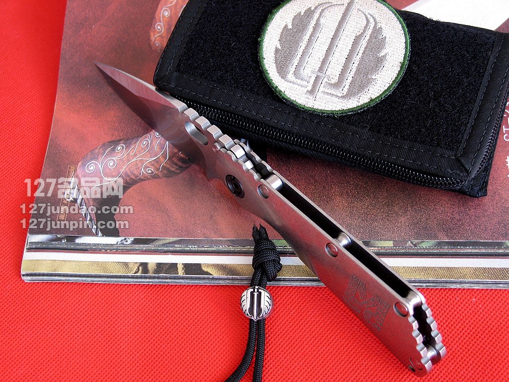 Strider美国挺进者 SMF 全钛柄手工全球限量版 世界名刀