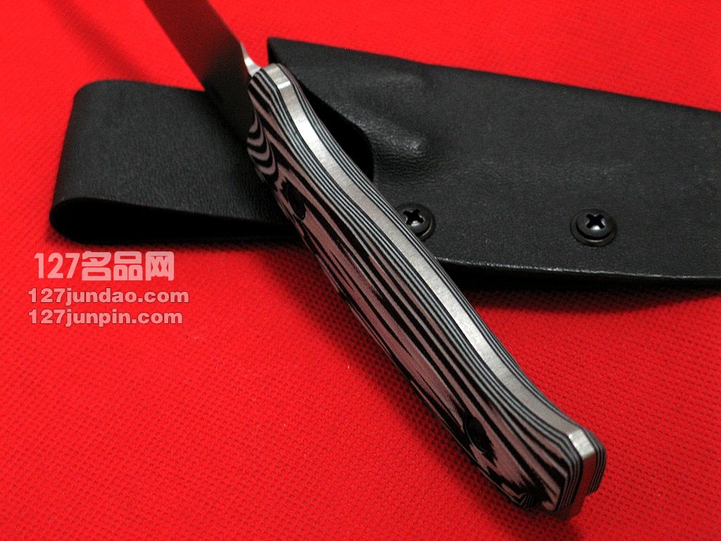 美国蝴蝶BENCHMADE15007-1 S30V钢缎面小型狩猎刀 世界名刀 