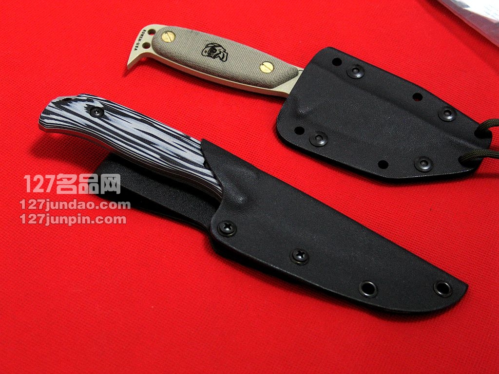 美国蝴蝶BENCHMADE15007-1 S30V钢缎面小型狩猎刀 世界名刀 