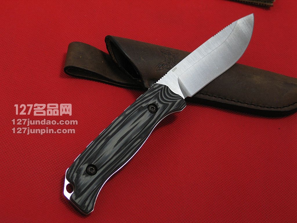 美国蝴蝶BENCHMADE15001-1集骨者系列野外直刀 猎刀 名刀 