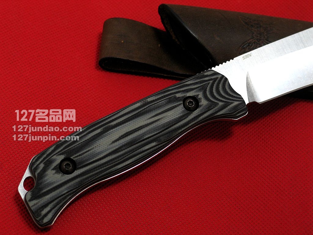 美国蝴蝶BENCHMADE15001-1集骨者系列野外直刀 猎刀 名刀 