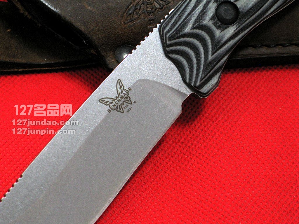 美国蝴蝶BENCHMADE15001-1集骨者系列野外直刀 猎刀 名刀 