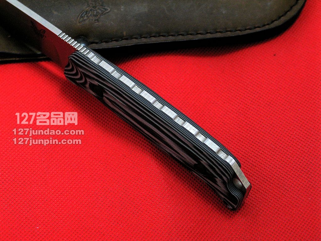 美国蝴蝶BENCHMADE15001-1集骨者系列野外直刀 猎刀 名刀 