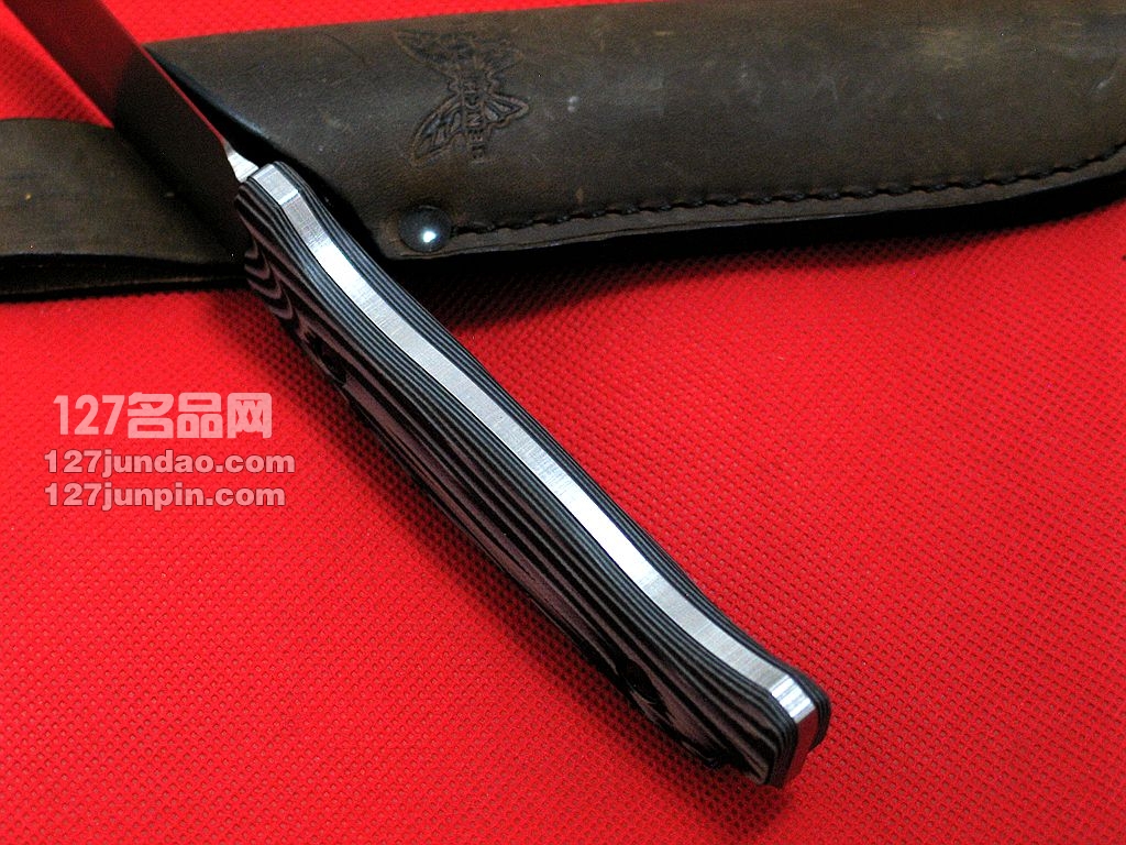 美国蝴蝶BENCHMADE15001-1集骨者系列野外直刀 猎刀 名刀 