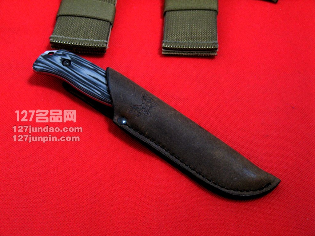 美国蝴蝶BENCHMADE15001-1集骨者系列野外直刀 猎刀 名刀 