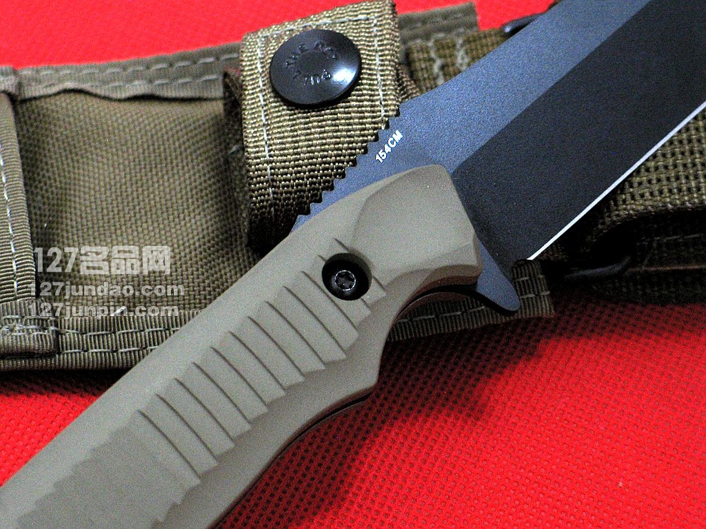 美国蝴蝶 BENCHMADE 140BKSN猎虎战术刀 沙色柄军刀 