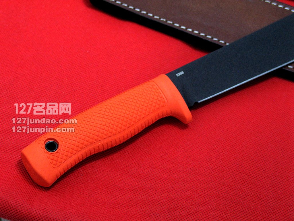 美国蝴蝶 BENCHMADE 154BK野战刀 橘柄开山刀 狗腿刀  