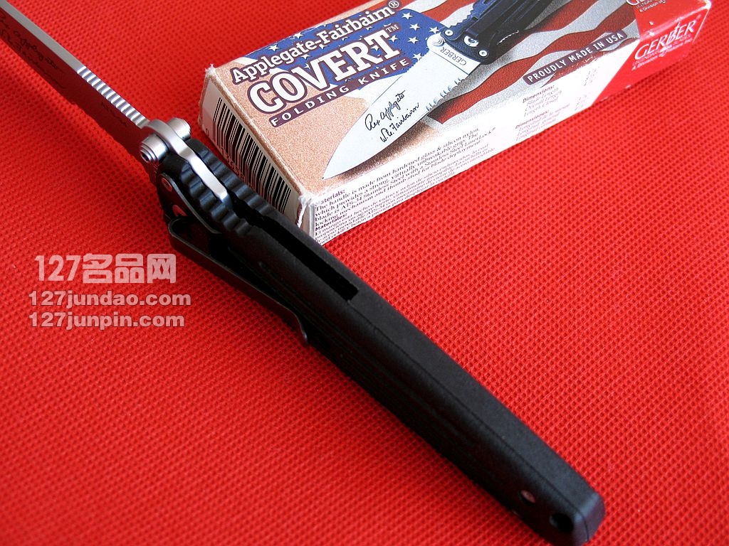 美国戈博GERBER 05795小飞霸格斗刀ATS-34钢早期停产版 名刀