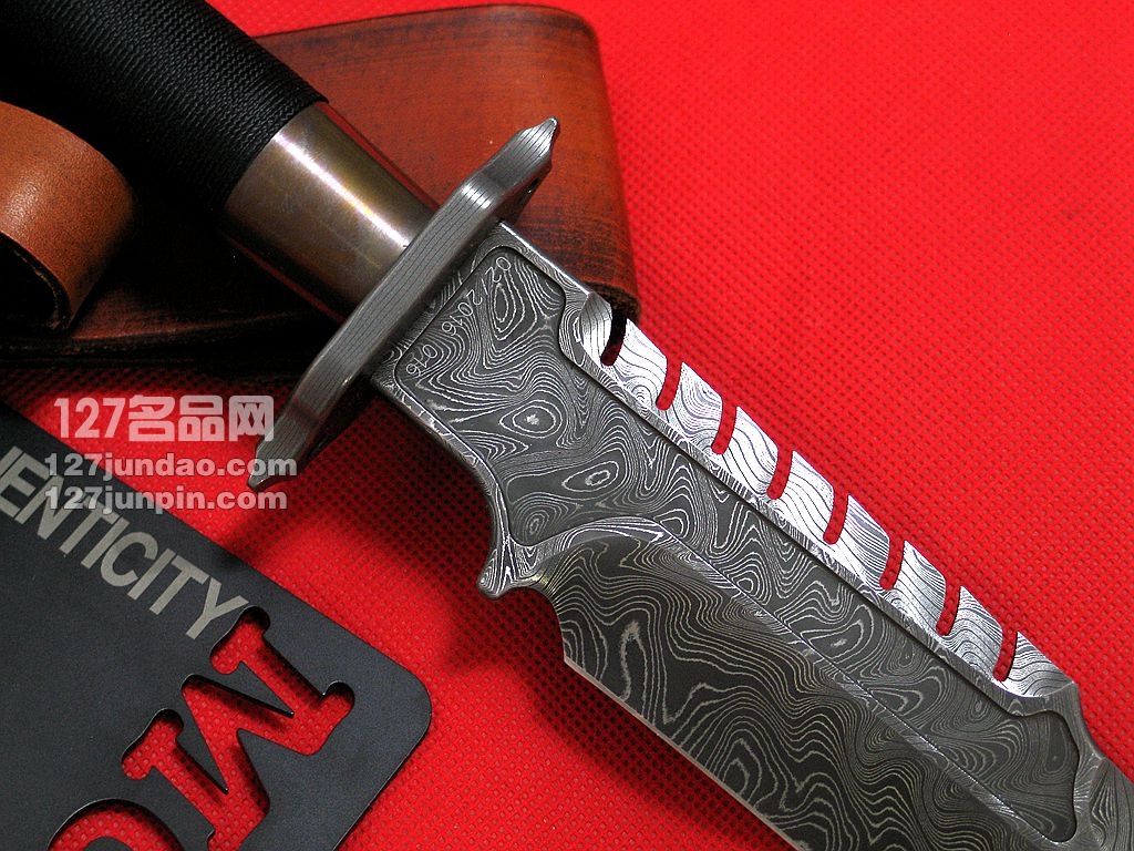 美国微技术MICROTECH 兰博剑标限量版求生刀 拉斯维加斯刀展品