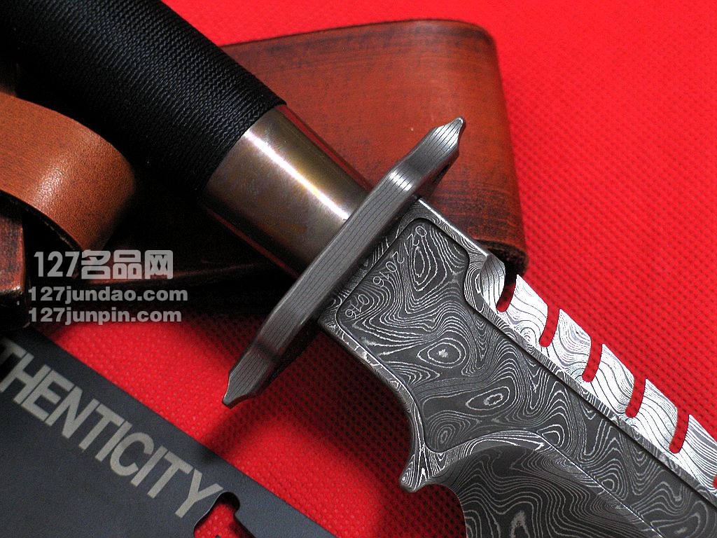 美国微技术MICROTECH 兰博剑标限量版求生刀 拉斯维加斯刀展品
