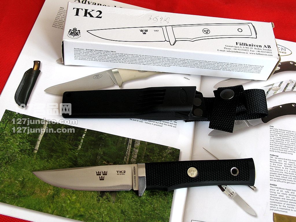 瑞典Fallkniven FK TK2Z 3G皇家手工刀 军刀福克尼文