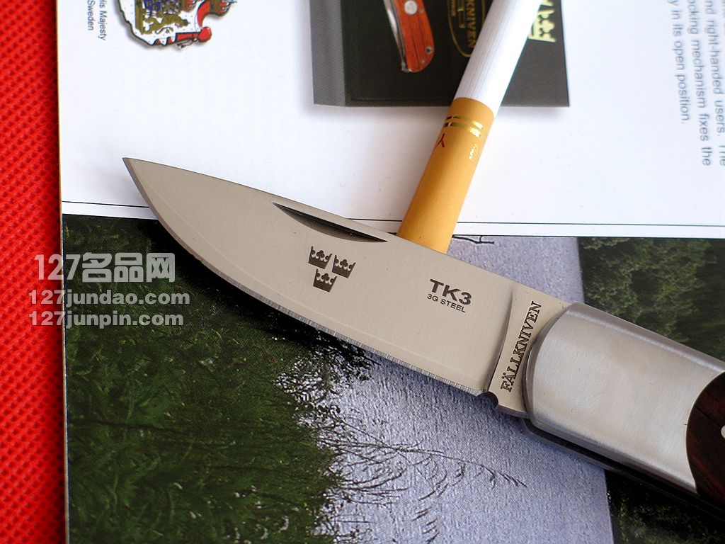 瑞典FK Fallkniven TK3C皇家绅士手工刀 福克尼文名刀 127名品网