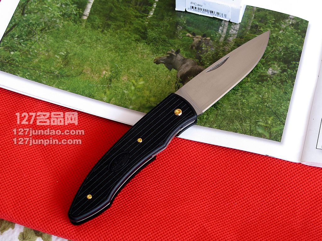 瑞典FK Fallkniven PCAU黑色轻量版超级折刀 福克尼文名刀 127名品