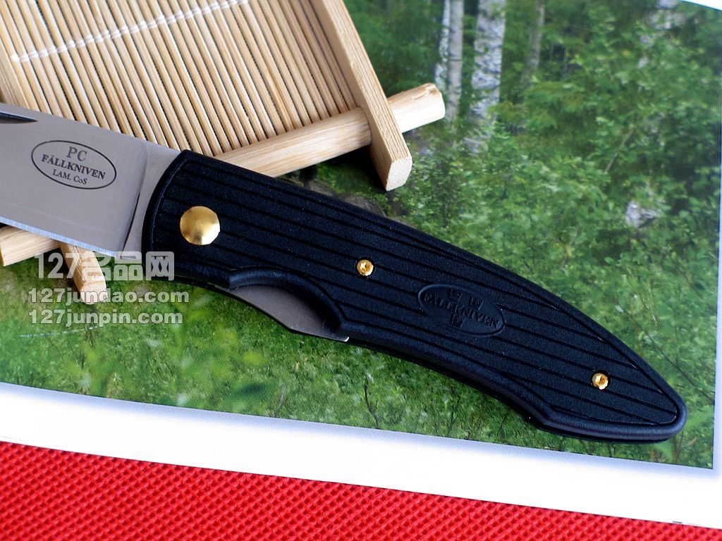 瑞典FK Fallkniven PCAU黑色轻量版超级折刀 福克尼文名刀 127名品