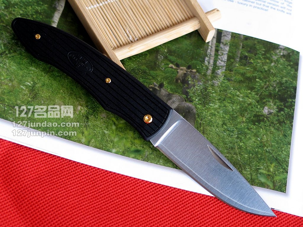 瑞典FK Fallkniven PCAU黑色轻量版超级折刀 福克尼文名刀 127名品