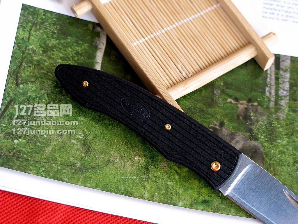 瑞典FK Fallkniven PCAU黑色轻量版超级折刀 福克尼文名刀 127名品