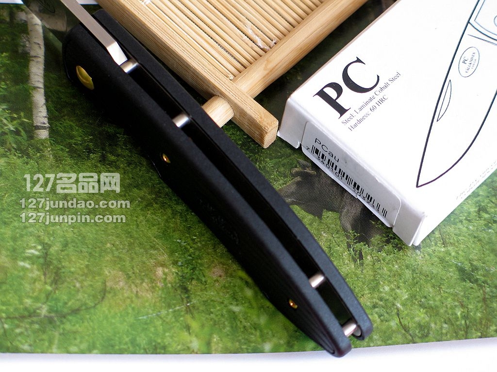 瑞典FK Fallkniven PCAU黑色轻量版超级折刀 福克尼文名刀 127名品