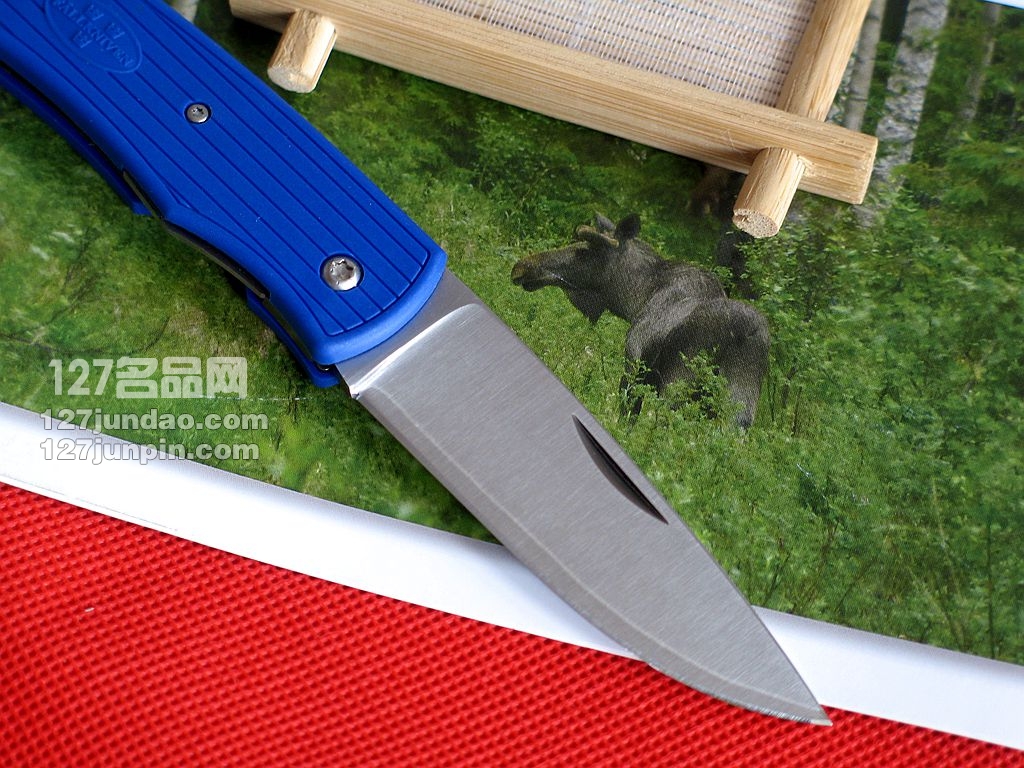 瑞典FK Fallkniven PCrb蓝色轻量版超级折刀 福克尼文名刀 127名品