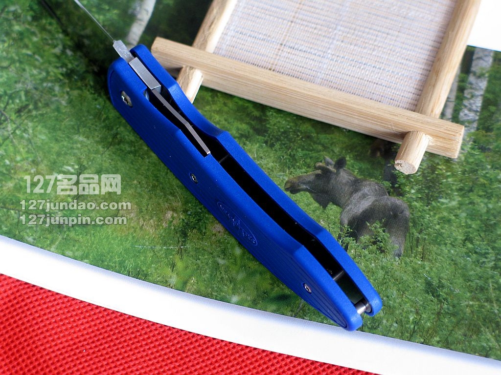 瑞典FK Fallkniven PCrb蓝色轻量版超级折刀 福克尼文名刀 127名品