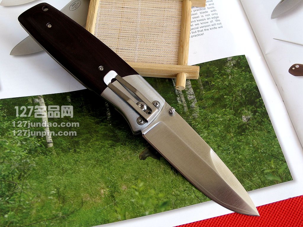 瑞典Fallkniven FK PXL3G栗色米卡塔柄皇家折刀 福克尼文名刀