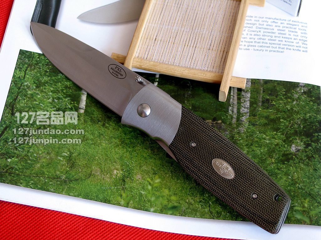 瑞典Fallkniven FK PXLAM 3G米卡塔柄皇家折刀 福克尼文名刀