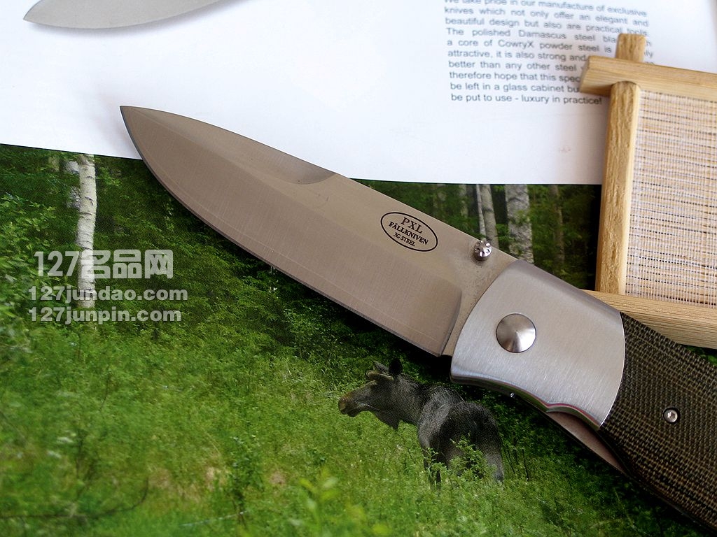 瑞典Fallkniven FK PXLAM 3G米卡塔柄皇家折刀 福克尼文名刀