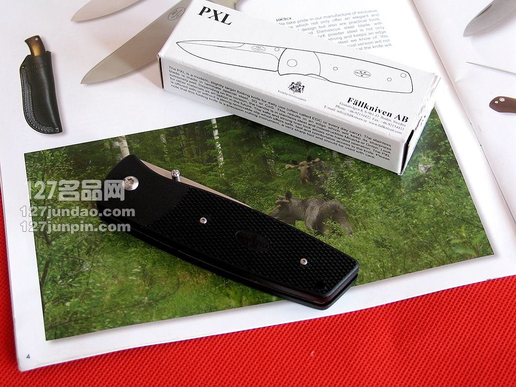 瑞典Fallkniven FK PXLWH战术折刀 世界名刀福克尼文127名品网