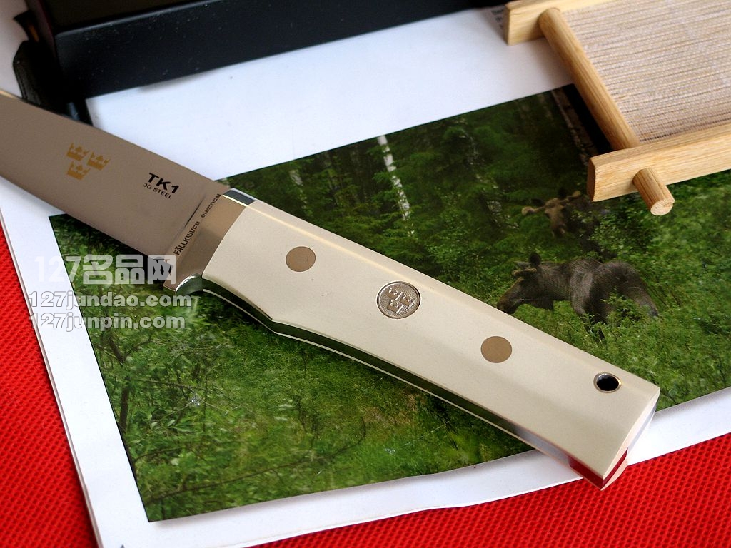 瑞典FK Fallkniven TK1iML象牙白3G皇家手工刀